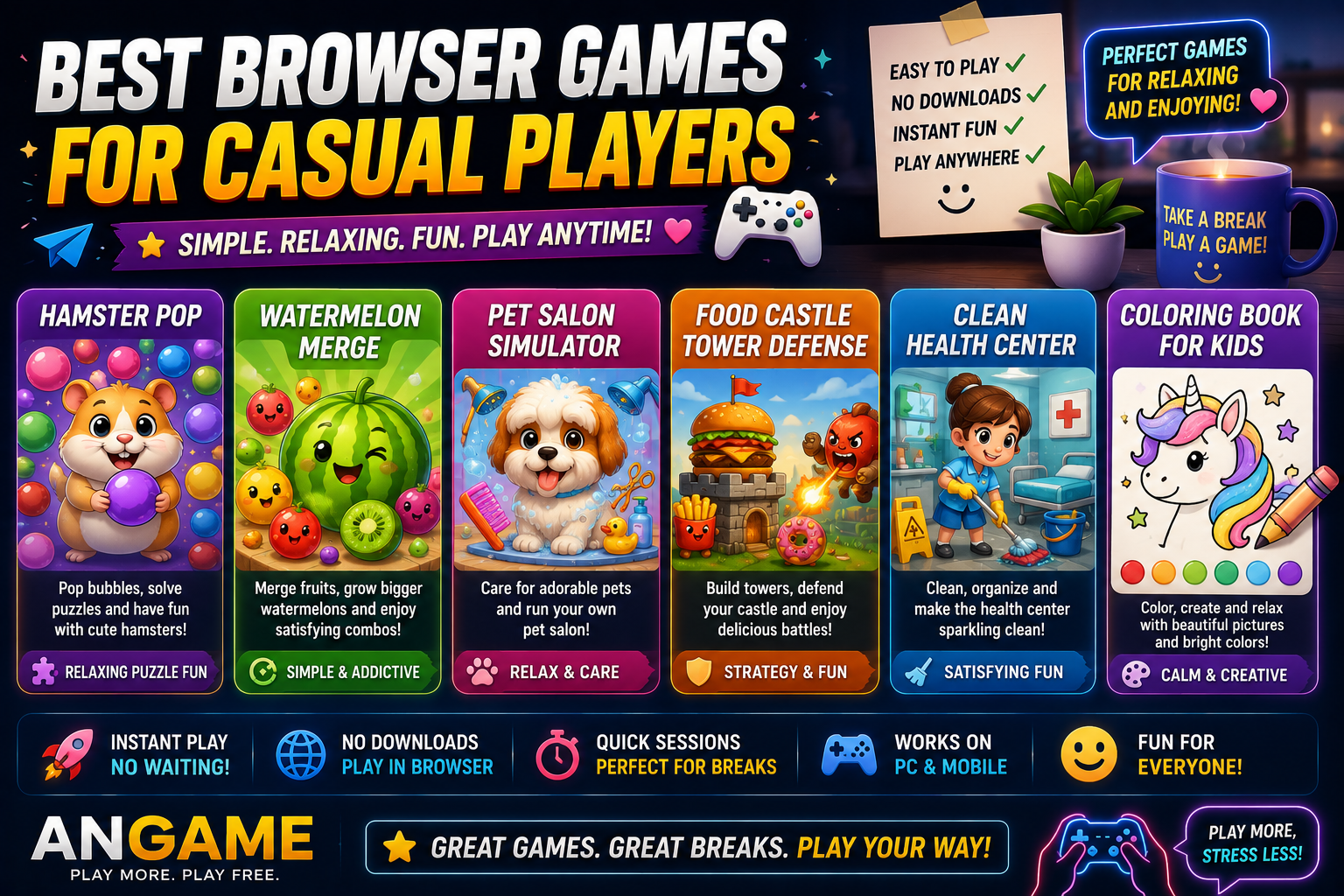 Best Browser Games for Casual Players 🕹️